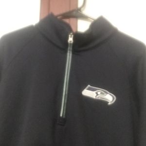 Seattle seahawks quarter zip sweater